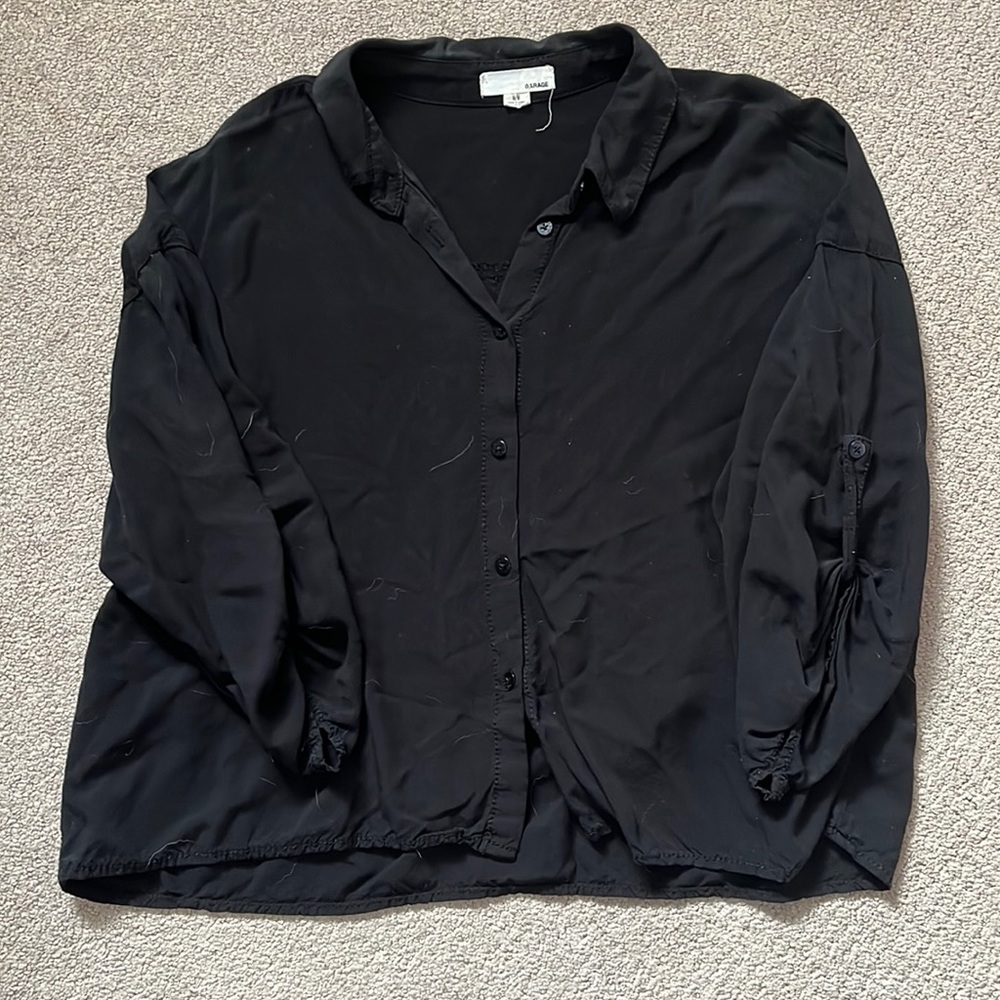Black Garage Blouse